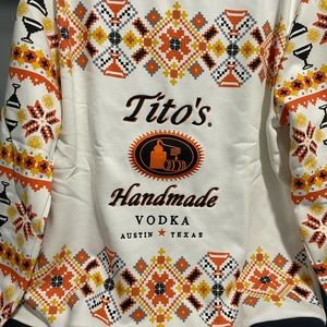 Tito’s sweatshirt.  Never worn.  Size Large.  This is a nice sweatshirt